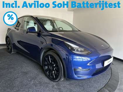 Tesla Model Y RWD 58 kWh | Prachtig blauw | Wit lederen interieu