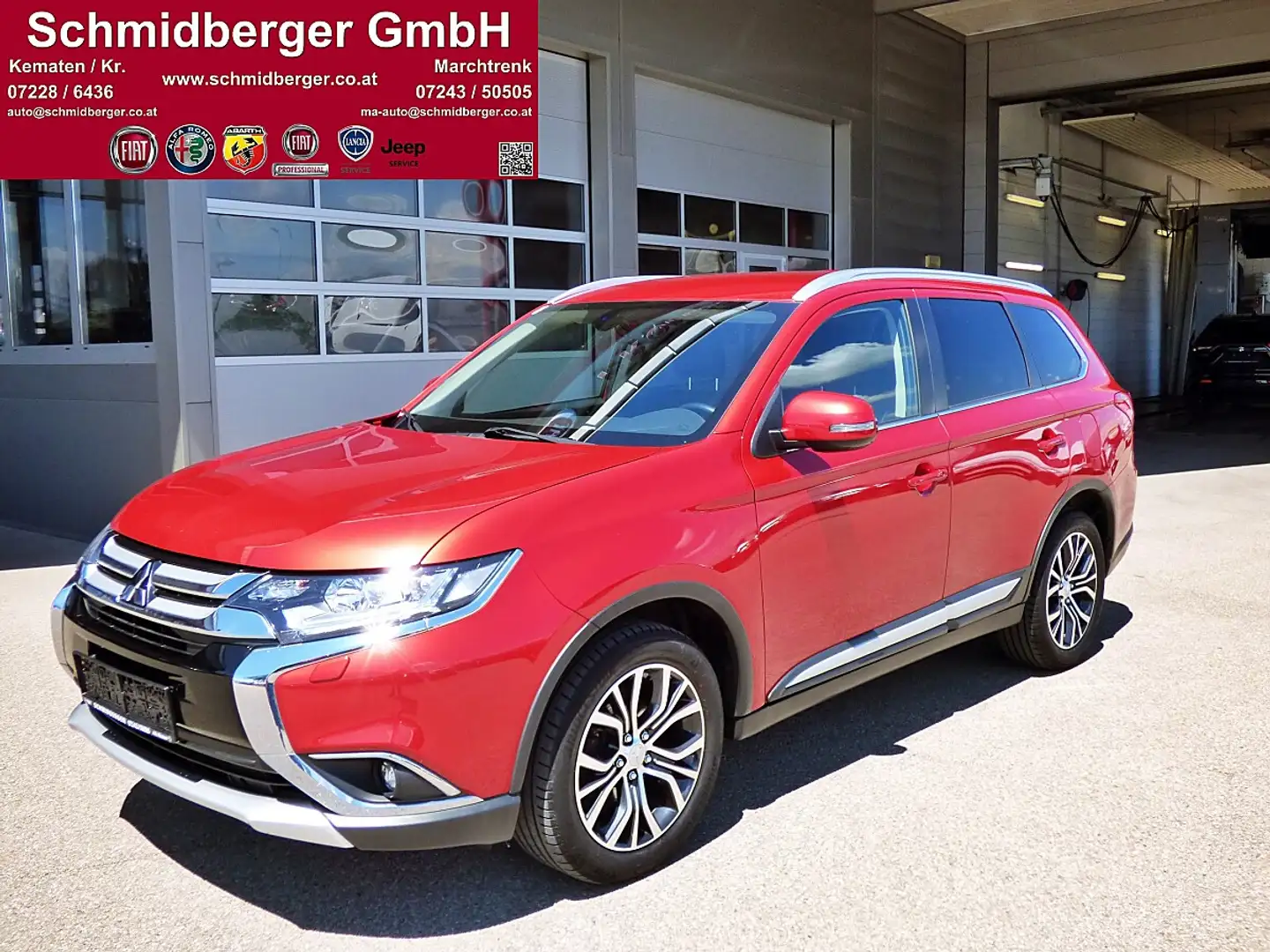 Mitsubishi Outlander 2,2 DI-D AS&G Intense+ AHK/7Sitze/Kamera Rot - 1