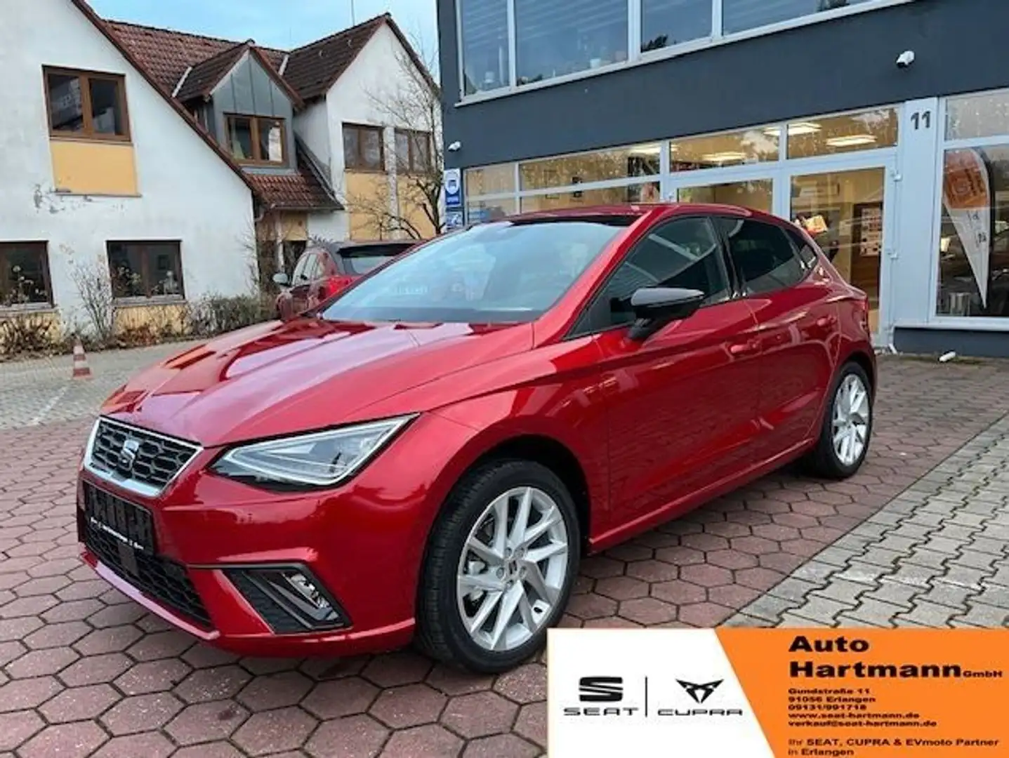 SEAT Ibiza FR, Kamera, SHZ, FullLink, NAVI Piros - 1