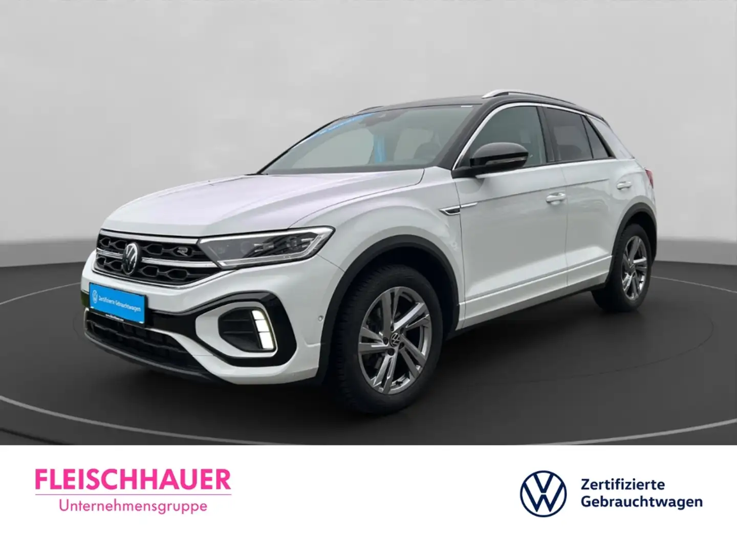 Volkswagen T-Roc R-Line 1.5 DSG+SHZ+KLIMAAUT+ACC+AHK+NAVI Weiß - 1