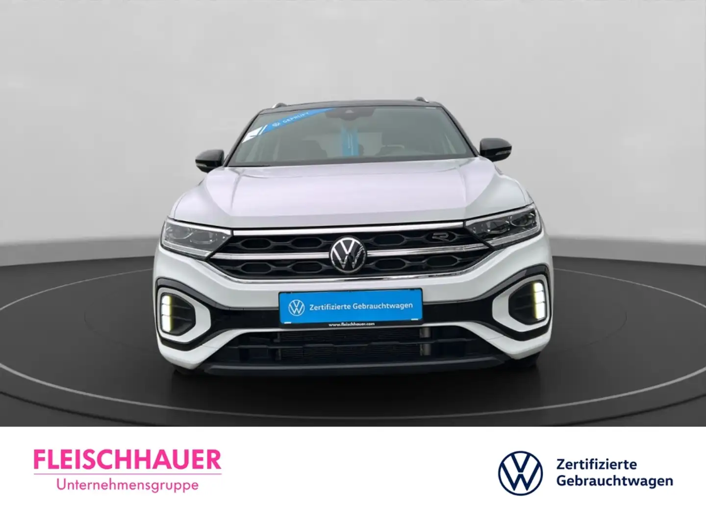 Volkswagen T-Roc R-Line 1.5 DSG+SHZ+KLIMAAUT+ACC+AHK+NAVI Weiß - 2