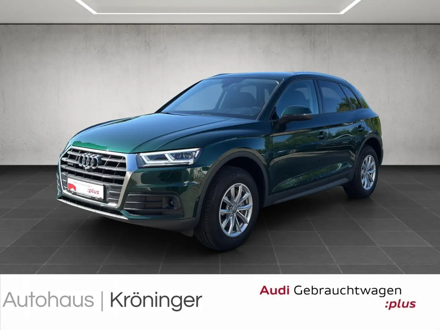 Audi Q5 40 TDI quattro AHK LED Head-Up Tour ACC Groen - 1