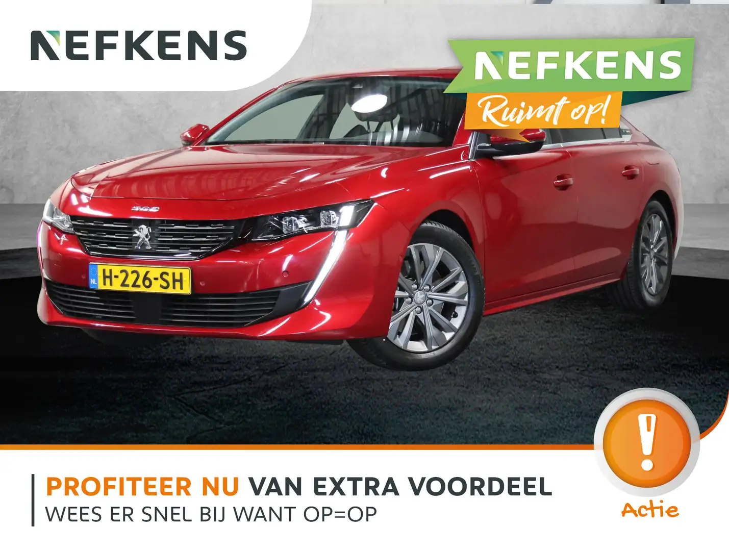 Peugeot 508 1.6 225PK HYbrid Blue Lease Allure Avantage | Appl Rood - 1