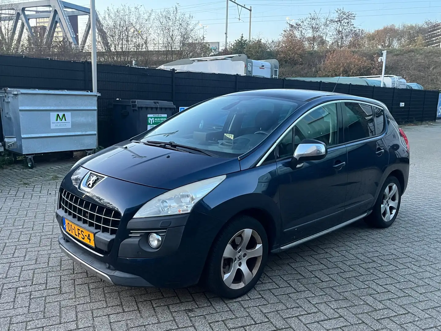 Peugeot 3008 1.6 THP B.Lease Exec panoramadak Blauw - 1