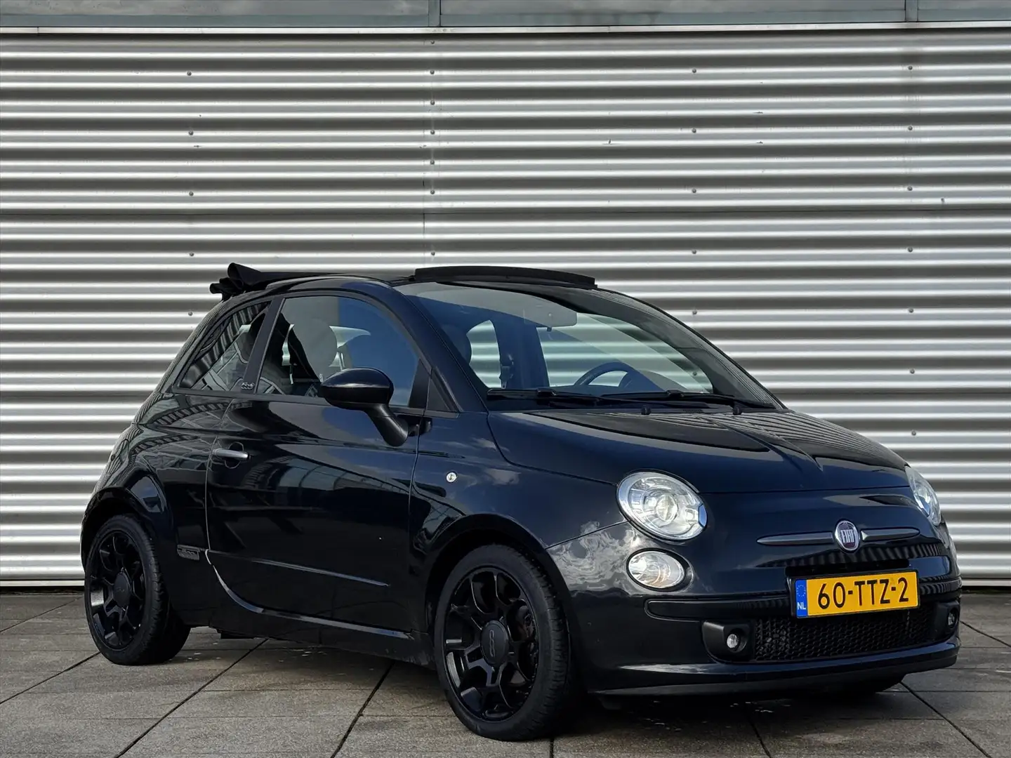 Fiat 500C 0.9 85pk Turbo Twinair Lounge | Airco | Lichtmetal Noir - 2