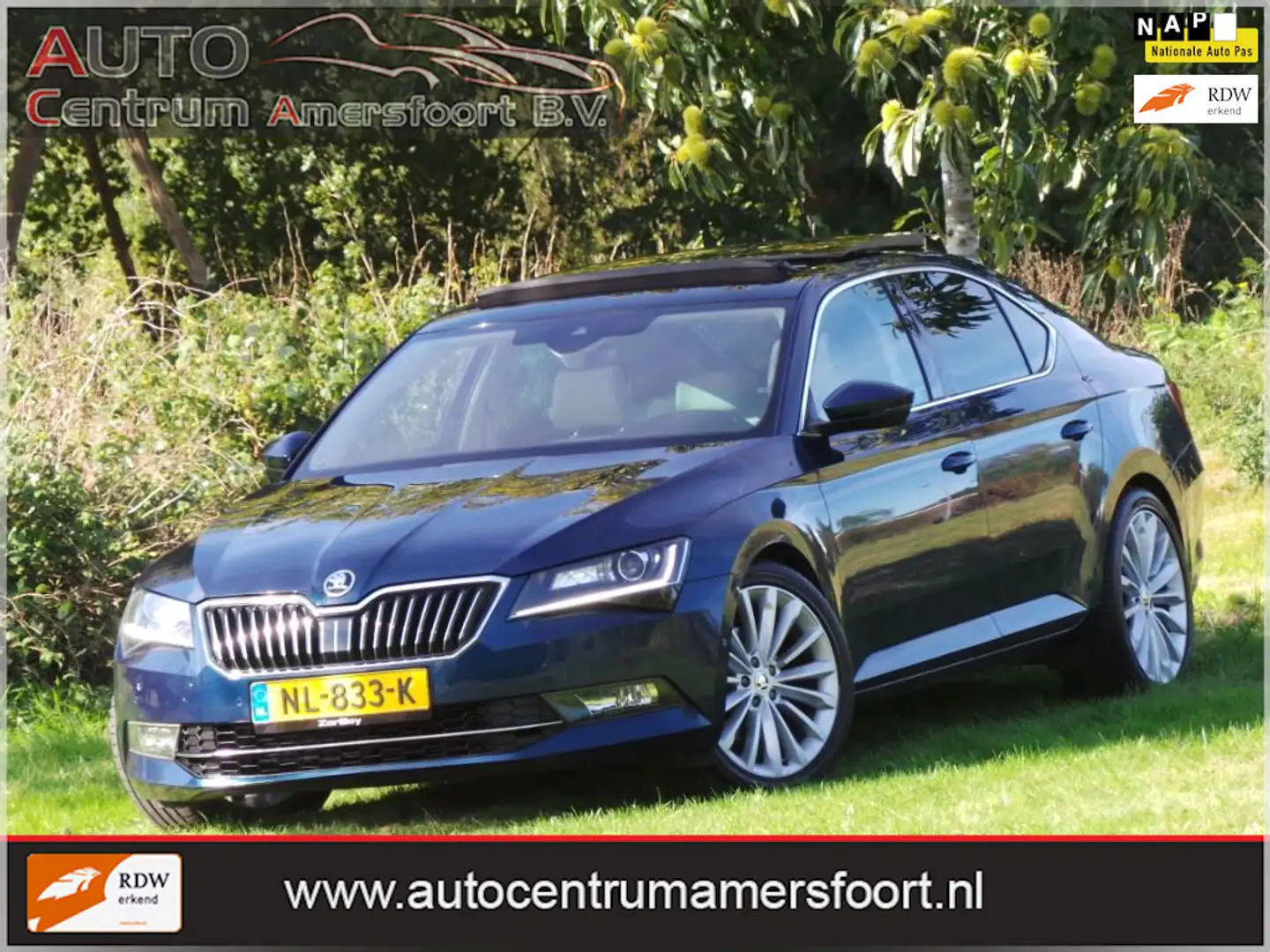 Skoda Superb 1.4 TSI ACT Style Business ( INRUIL MOGELIJK ) Blauw - 1