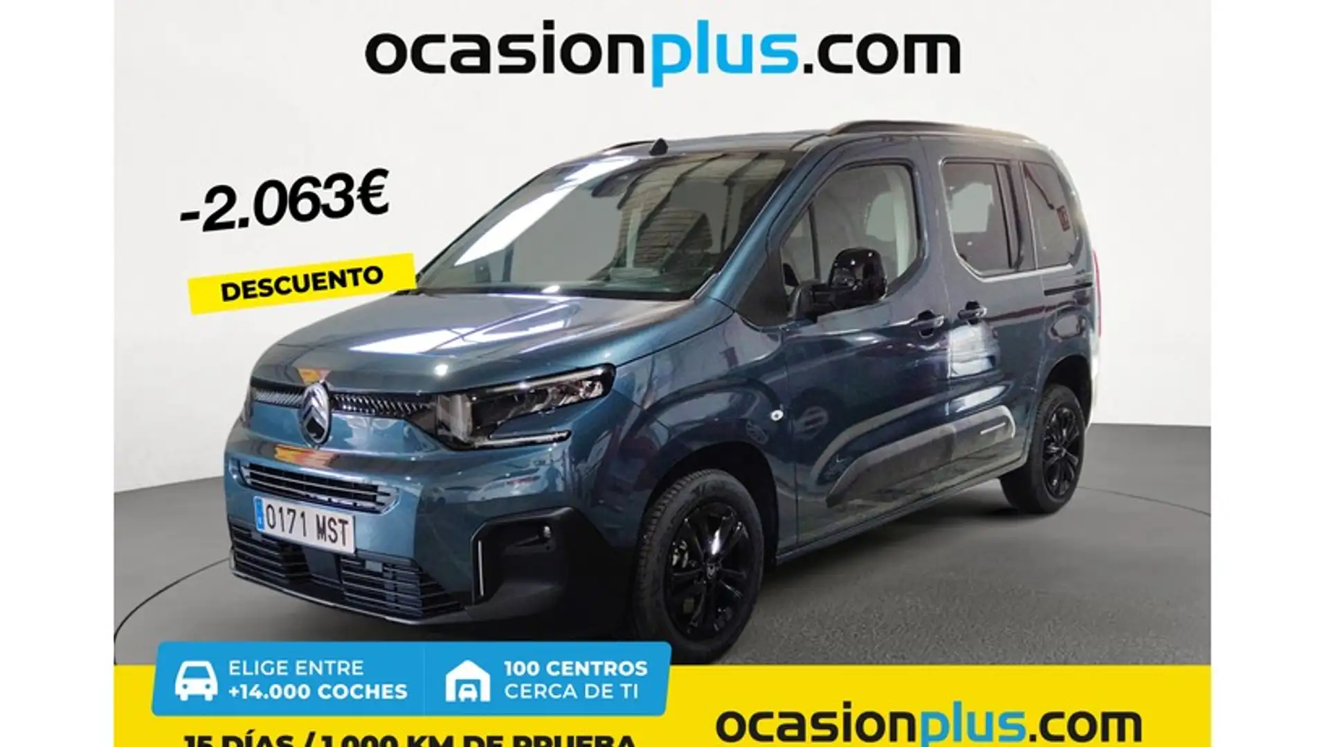 Citroen Berlingo Combi BlueHDi S&S Talla M Plus 100 Blauw - 1