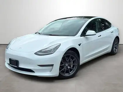 White 2021 Tesla Model 3 Sedan Rear-Wheel Drive Automatic