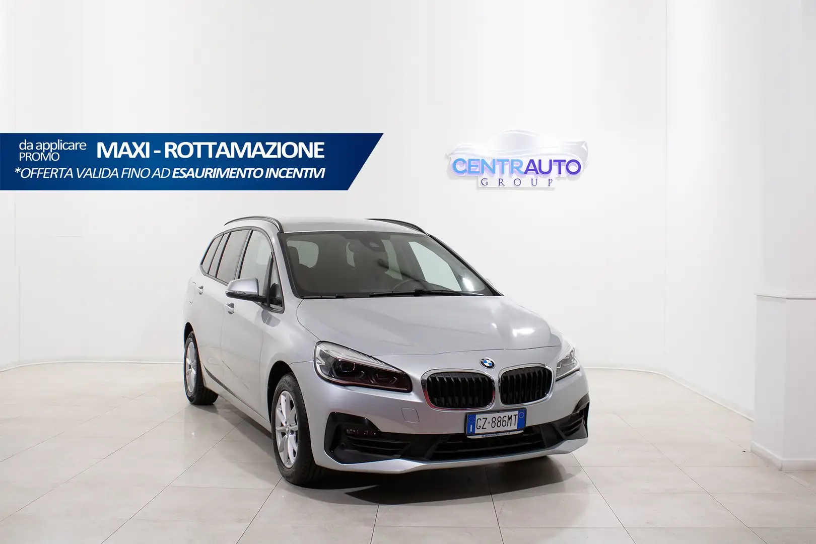 BMW 216 d GRAN TOURER BUSINESS *VETRI PRIVACY, RETRO* Gris - 1