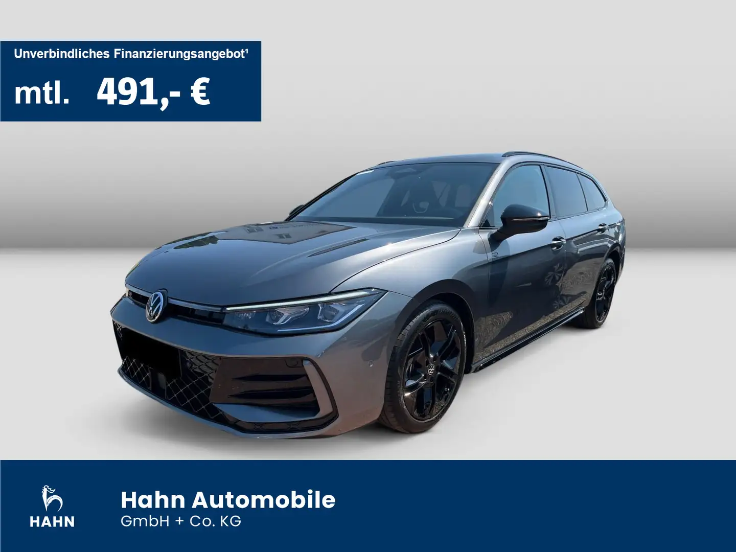 Volkswagen Passat Variant 2.0TDI DSG R-Line Black AHK Matri Grau - 1