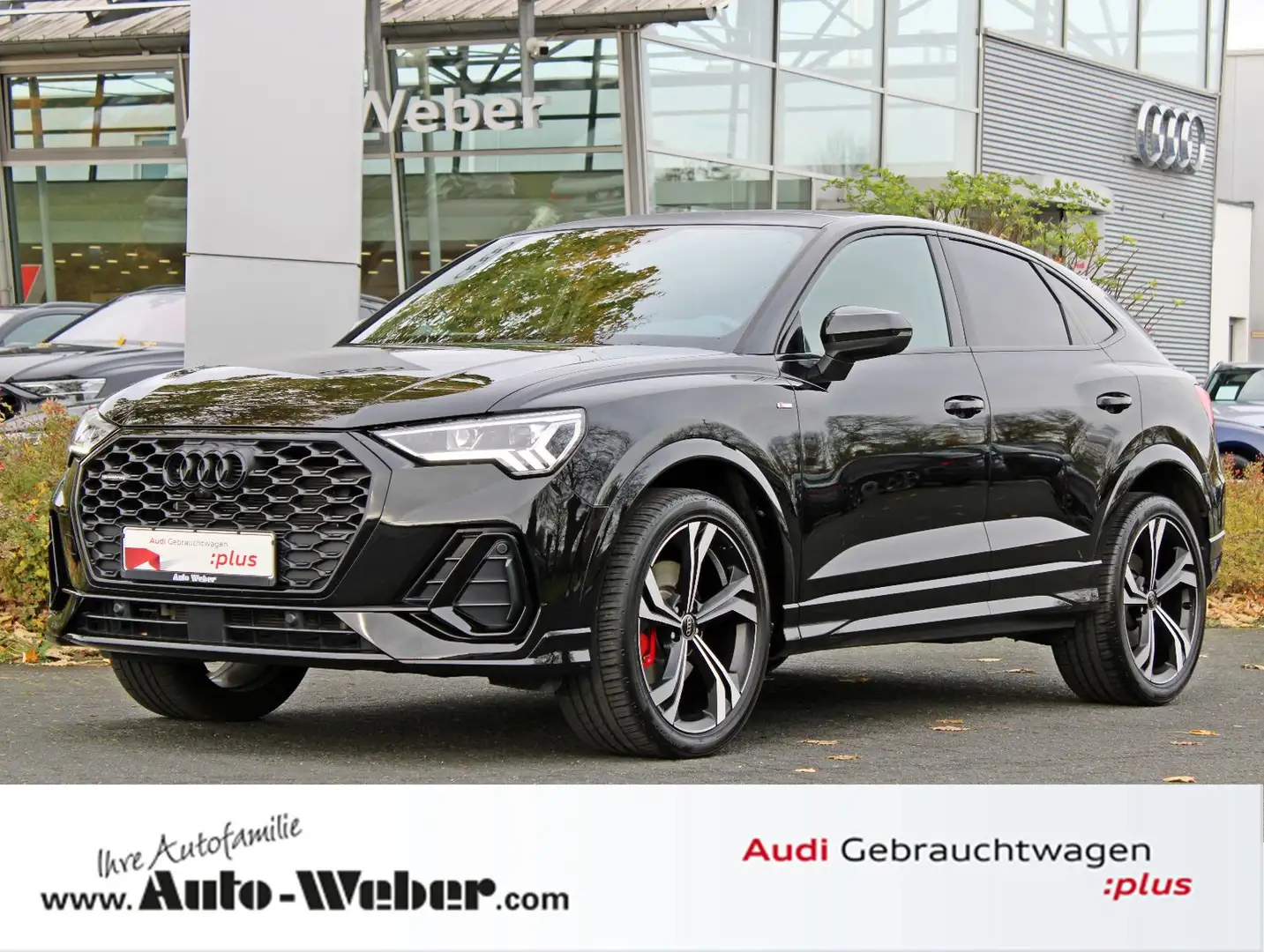 Audi Q3 Sportback 45TFSI qu S LINE BLACK PANO STANDHZ Schwarz - 1