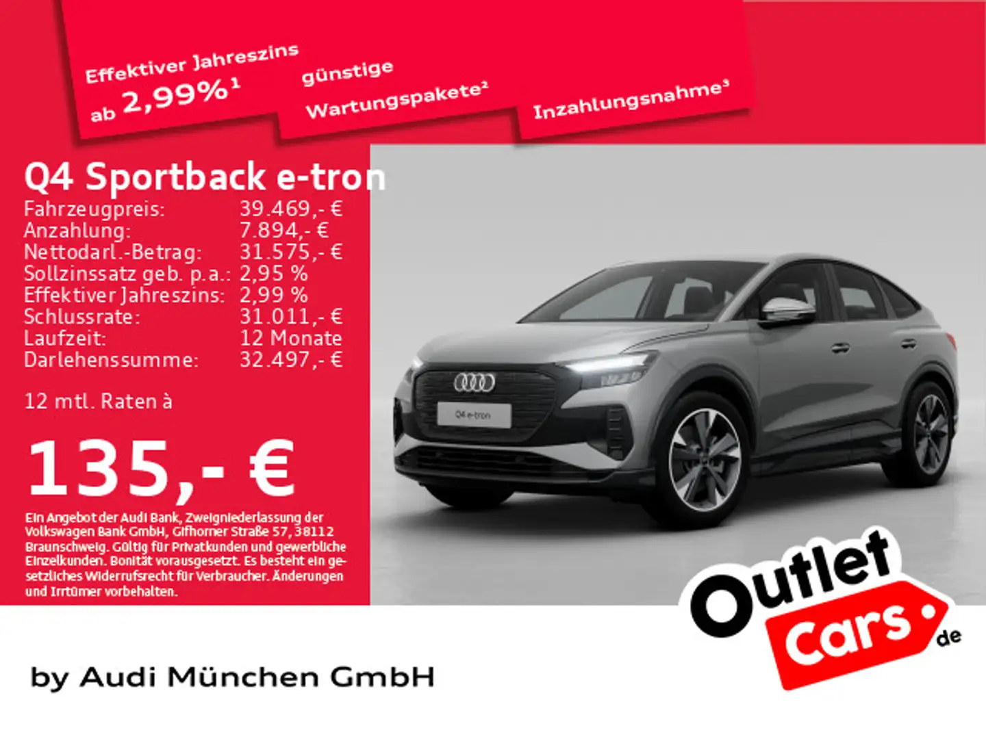 Audi Q4 e-tron 50 qu. Navi+/Kamera/20"Zoll/ Grau - 1