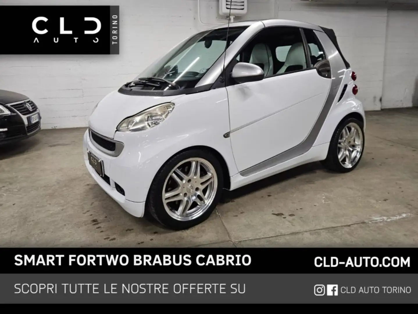 smart forTwo 1000 72 kW cabrio BRABUS Weiß - 1