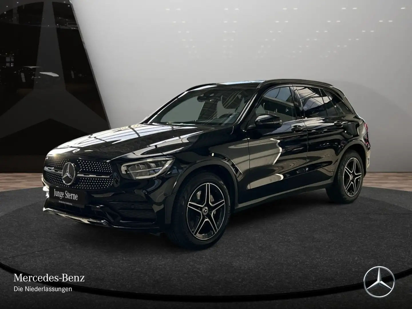 Mercedes-Benz GLC 200 GLC 220 d 4M AMG+NIGHT+AHK+LED+KAMERA+SPUR+TOTW+9G Negro - 2