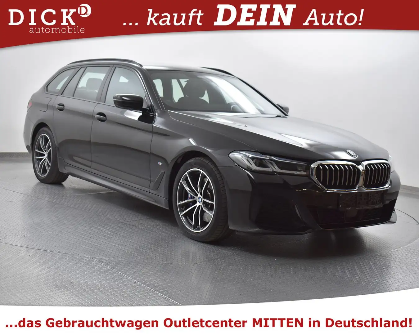 BMW 530 e xDr Sport Aut M PAKET+360+VIRTU+HEAD+H&K+PR Schwarz - 1