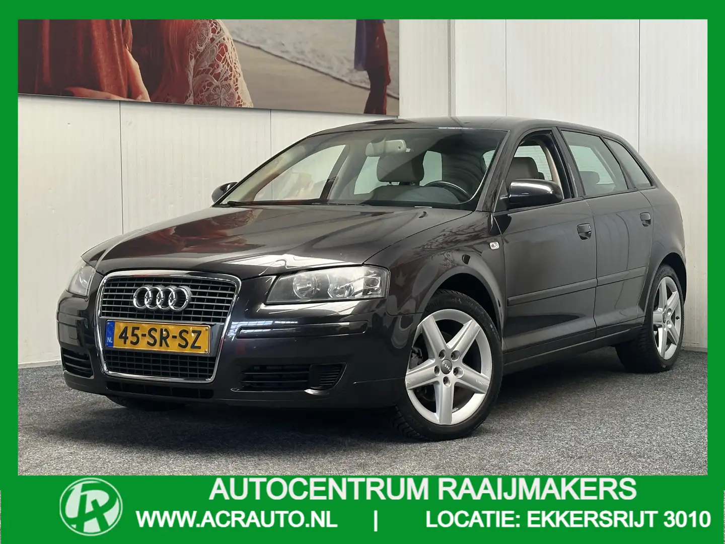 Audi A3 SPORTBACK 2.0 FSI AMBIENTE YOUNGTIMER LEDER CRUISE Gris - 1