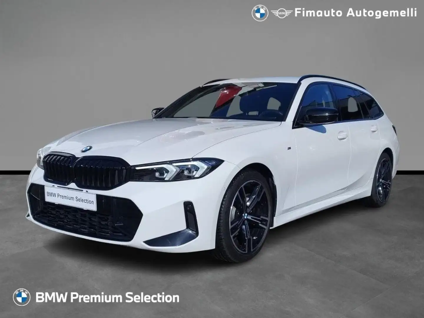 BMW 320 d 48V xDrive Touring Msport Aut. Blanc - 1