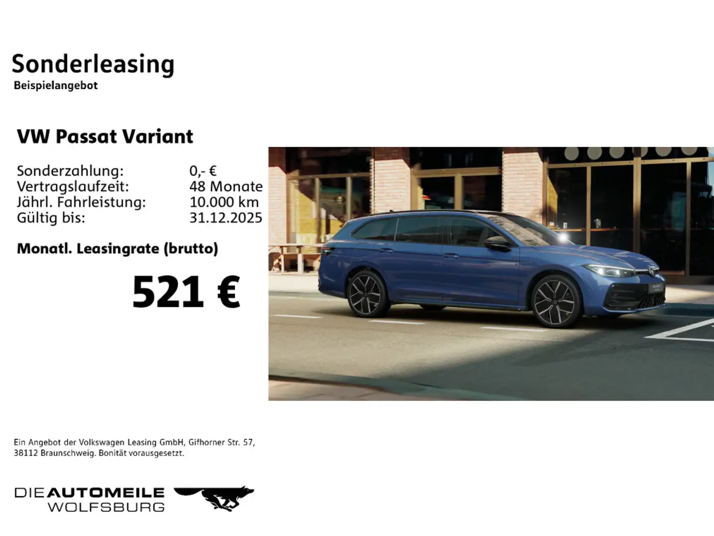 Volkswagen Passat Variant 1.5 eTSI Hybrid DSG R-Line Matrix Blau - 2