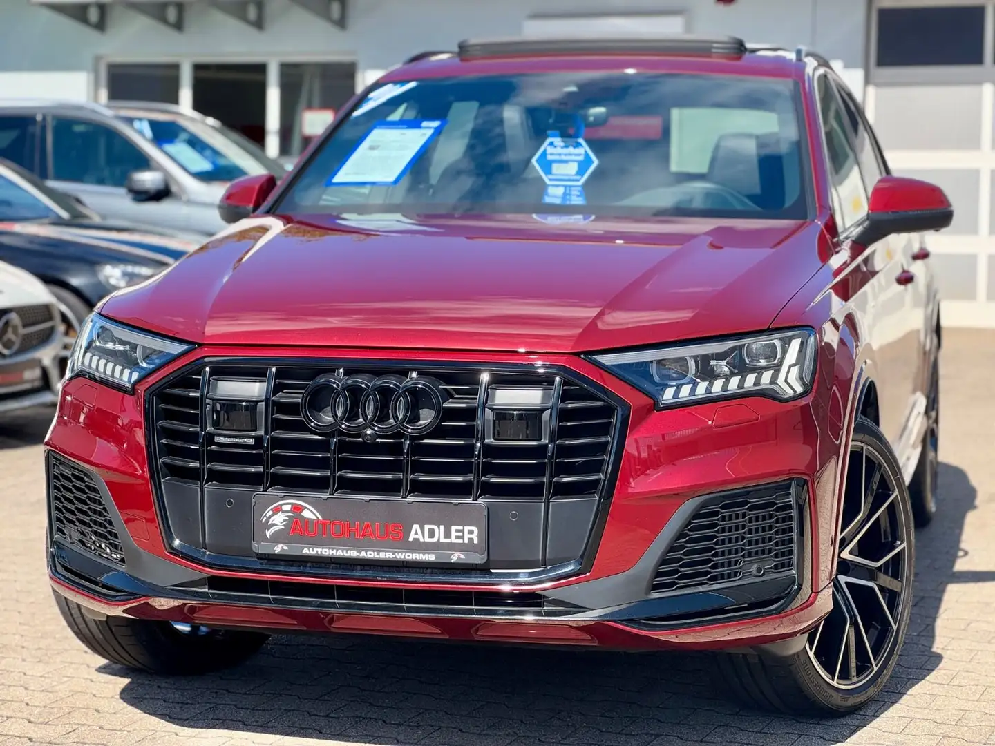 Audi Q7 55TFSI QUATTRO S-LINE*1HD*19%*MATRIX*360°7SIZ Červená - 2