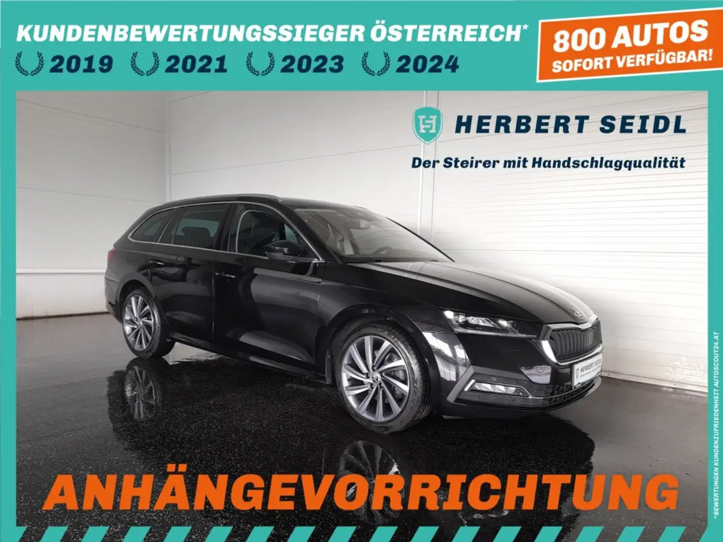 Skoda Octavia Combi STYLE 2,0 TDI DSG *MATRIX LED / 18 ZOLL / DCC / HEAD-UP / RS-SPORT LENKRAD & SITZE / AHV* Schwarz - 1