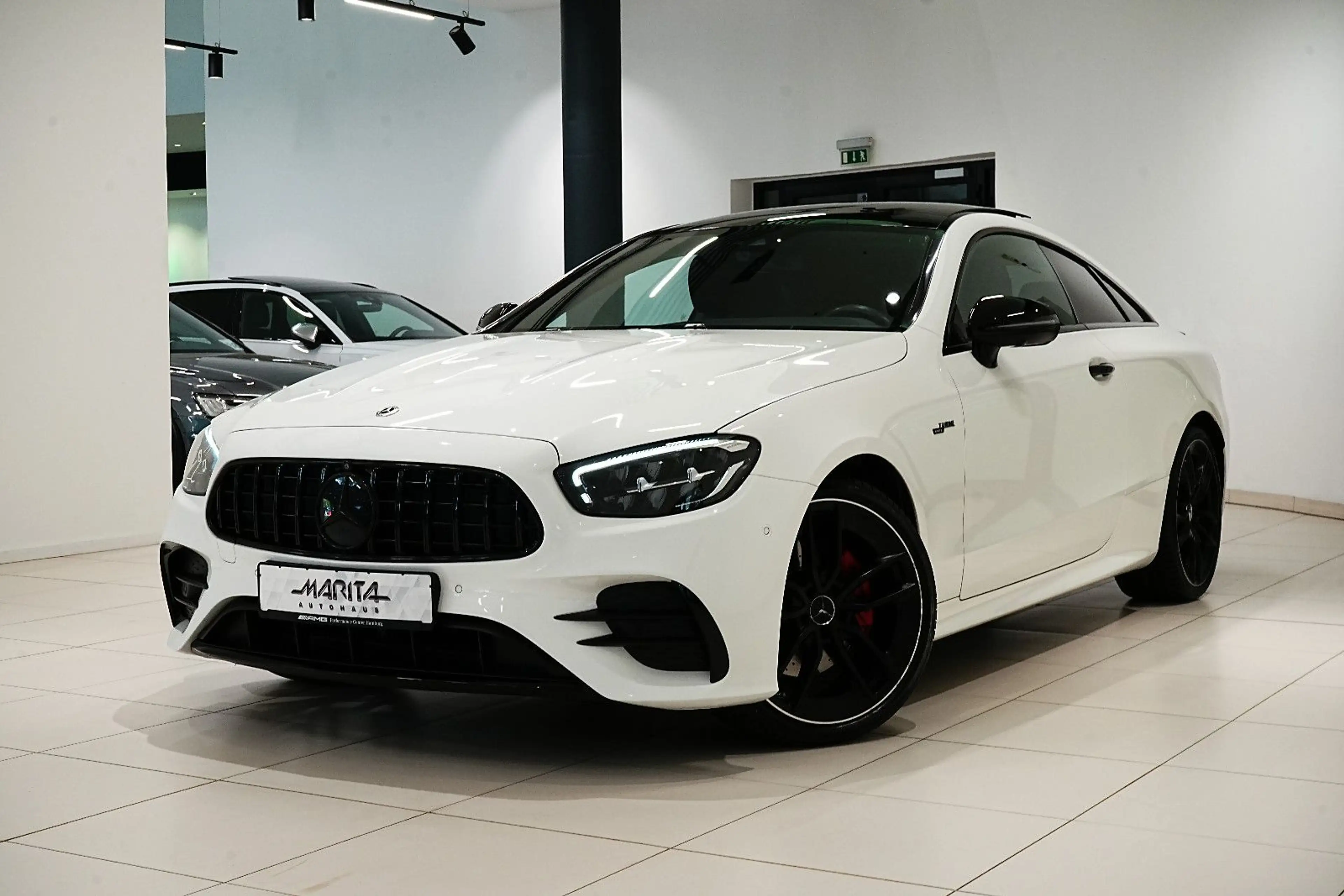 Mercedes-Benz E 200 COUPE|AMG|E53-UMBAU|NIGHT|PANO|DISTR|360°|