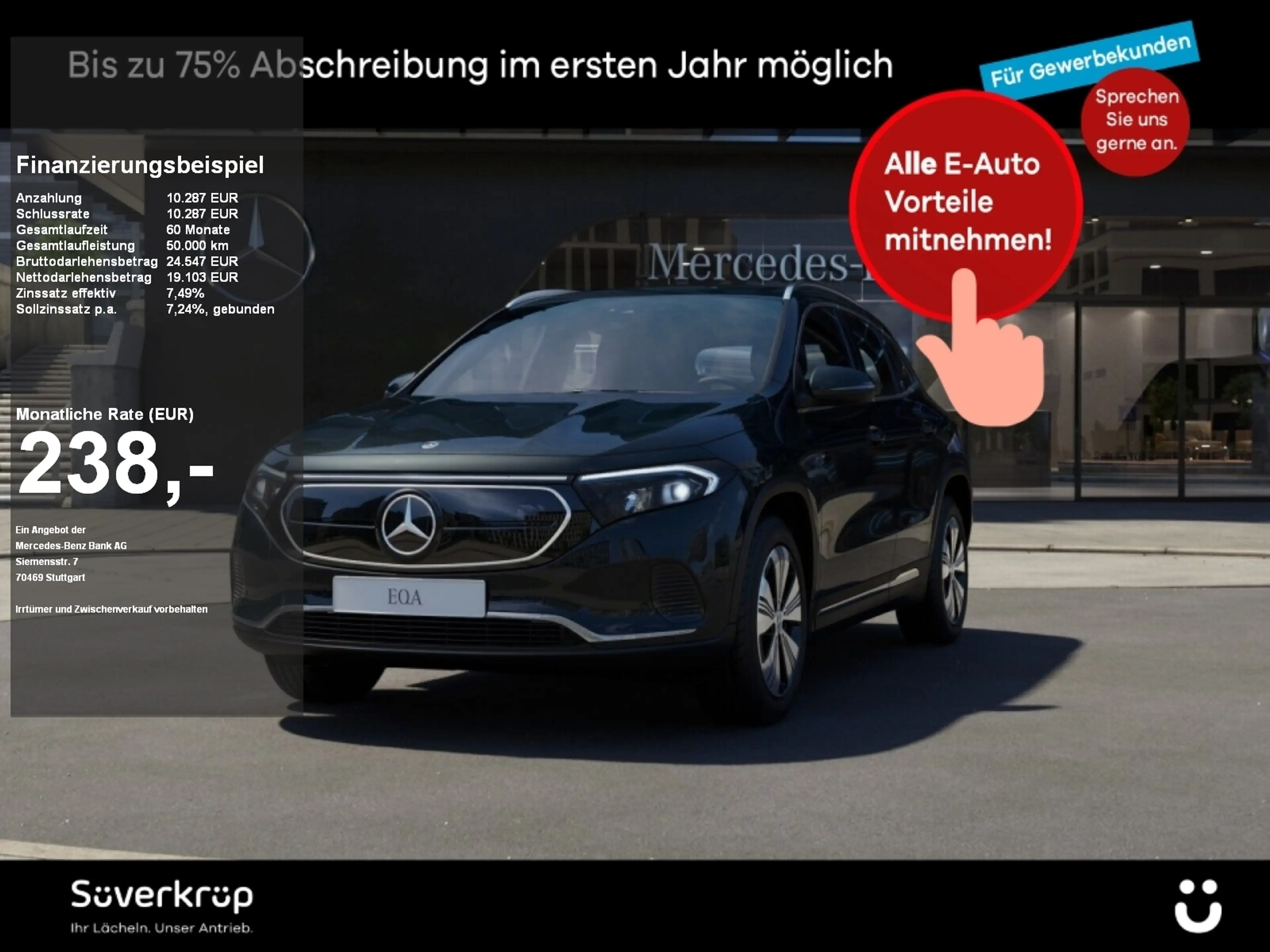 Mercedes-Benz EQA 250 PROGRESSIVE KAMERA SPUR STANDH PDC SHZ