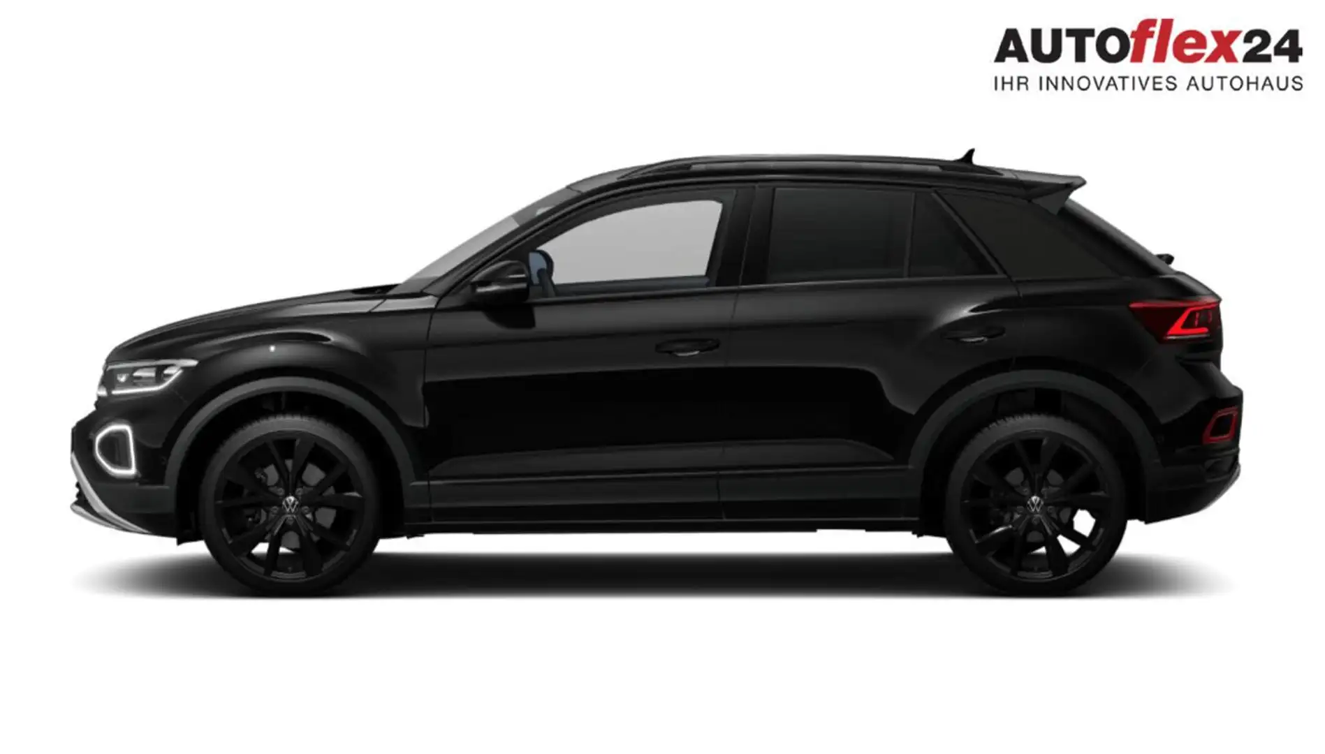 Volkswagen T-Roc Style 1.5 TSI DSG BlackP Matrix Nav IQ 19Z 110 ... Schwarz - 1