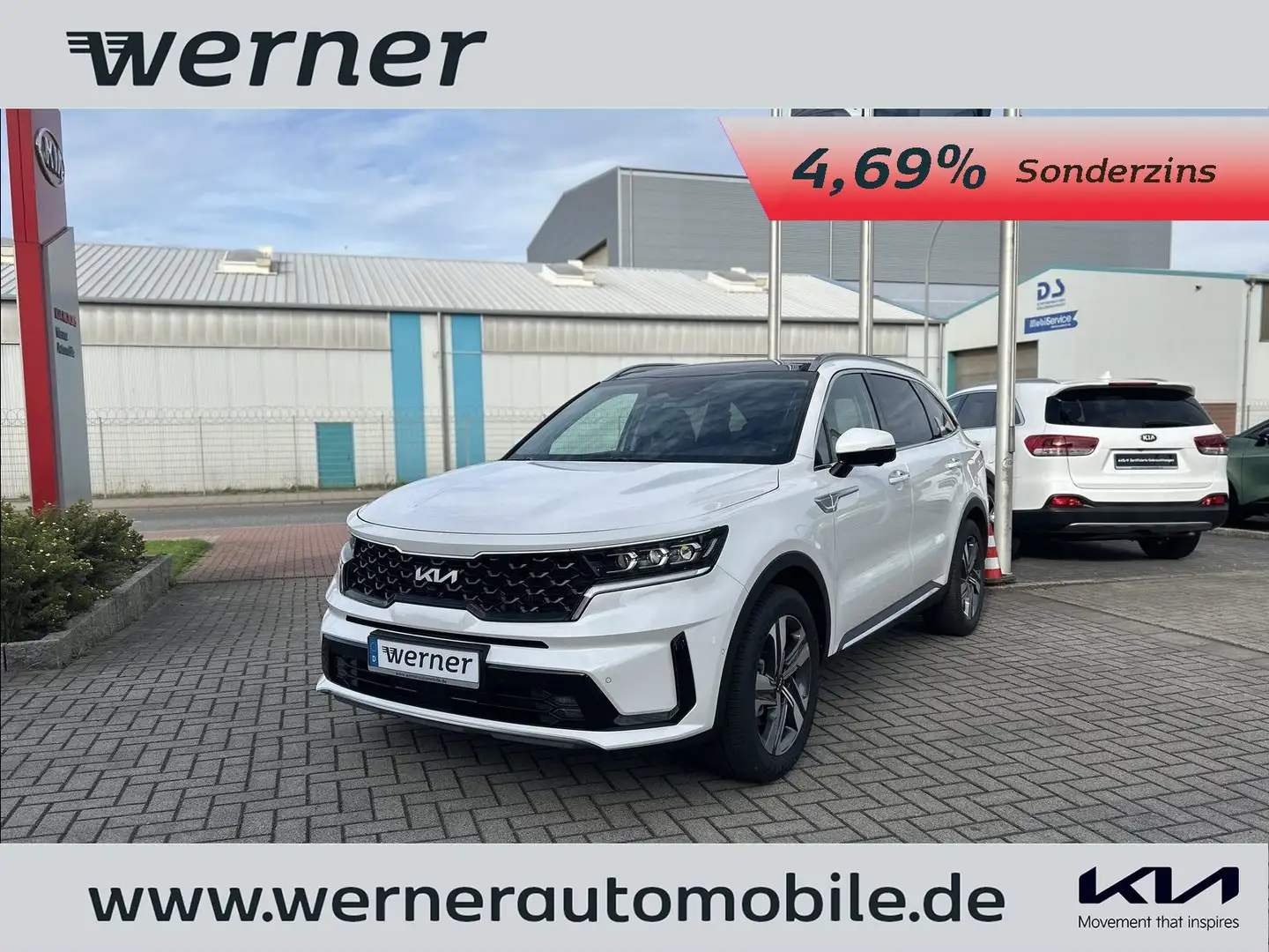 Kia Sorento 1.6 T Hybrid Platinum AWD 7-Sitzer AHK Blanc - 1