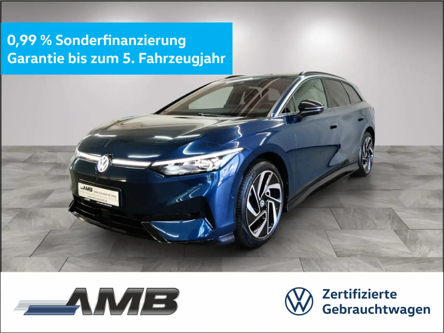 Volkswagen ID.7 Tourer Pro 77kWh/AHK/Matrix/Wärmepu/11.29Ga Bleu - 1