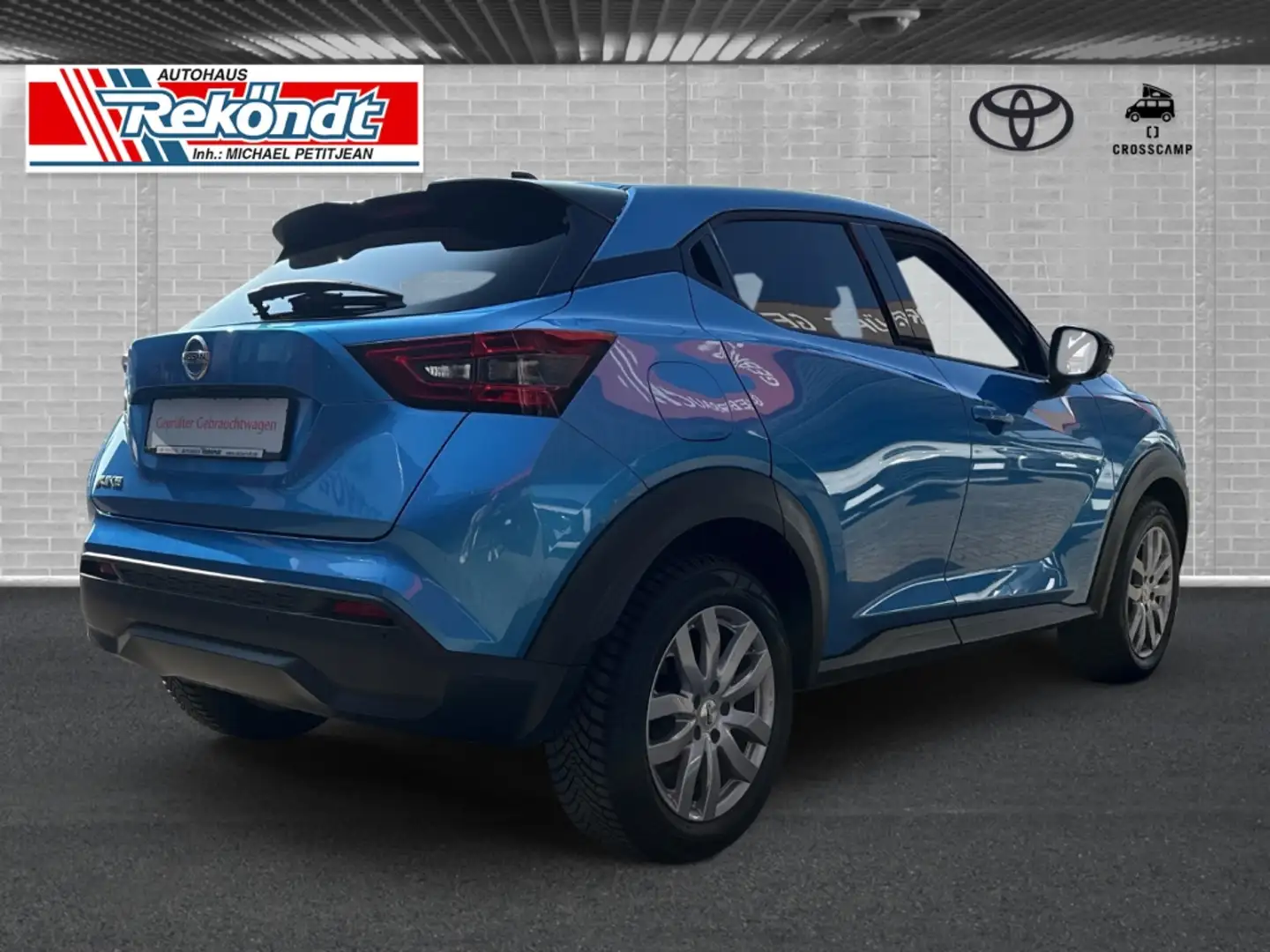 Nissan Juke DIG-T 117 N-CONNECTA Klimaautomatik,Sitzheizung Kék - 2