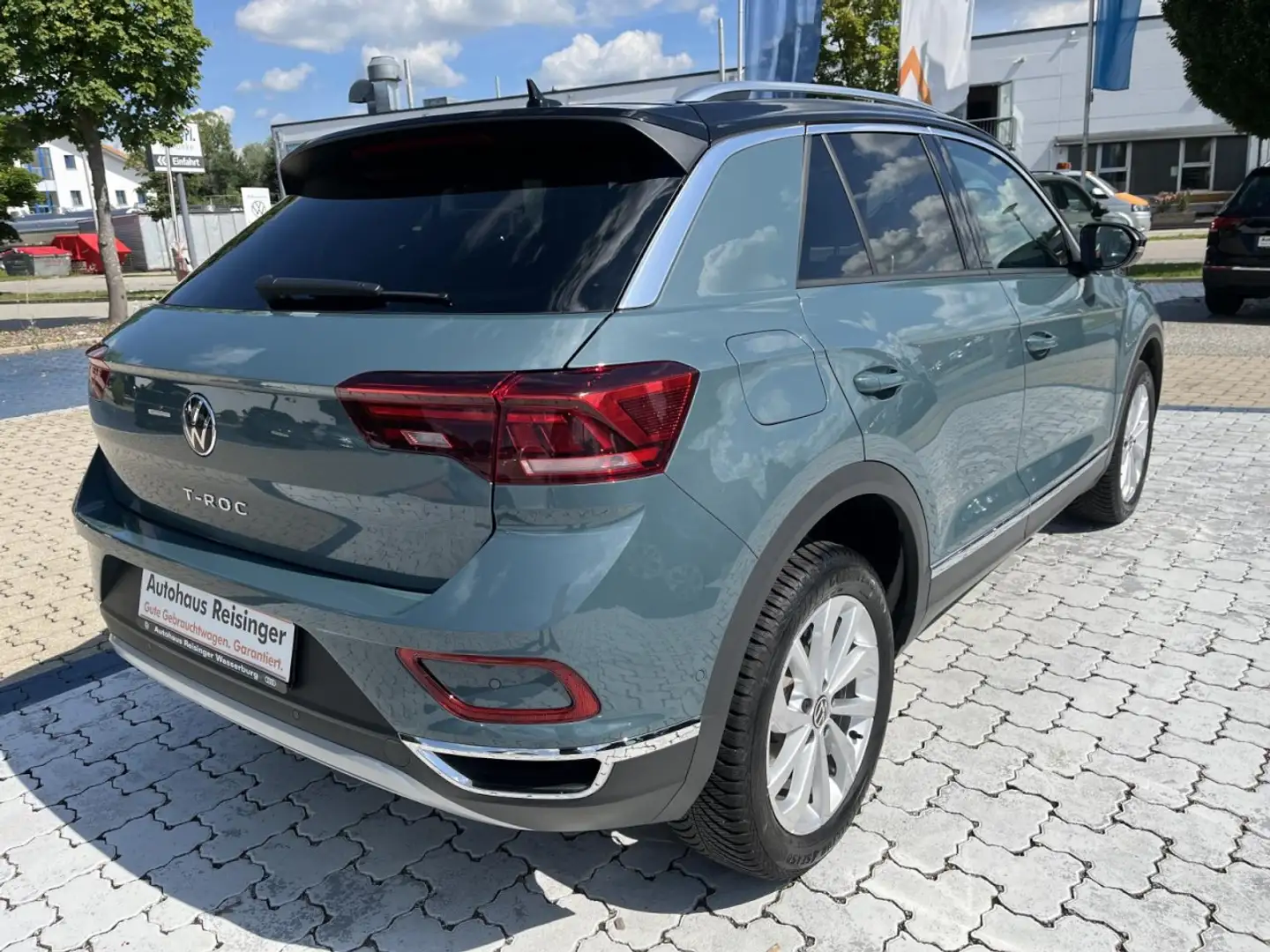 Volkswagen T-Roc 1.5 TSI Style DSG (LED-Plus,AHK,Navi,ACC) Klima Blau - 2