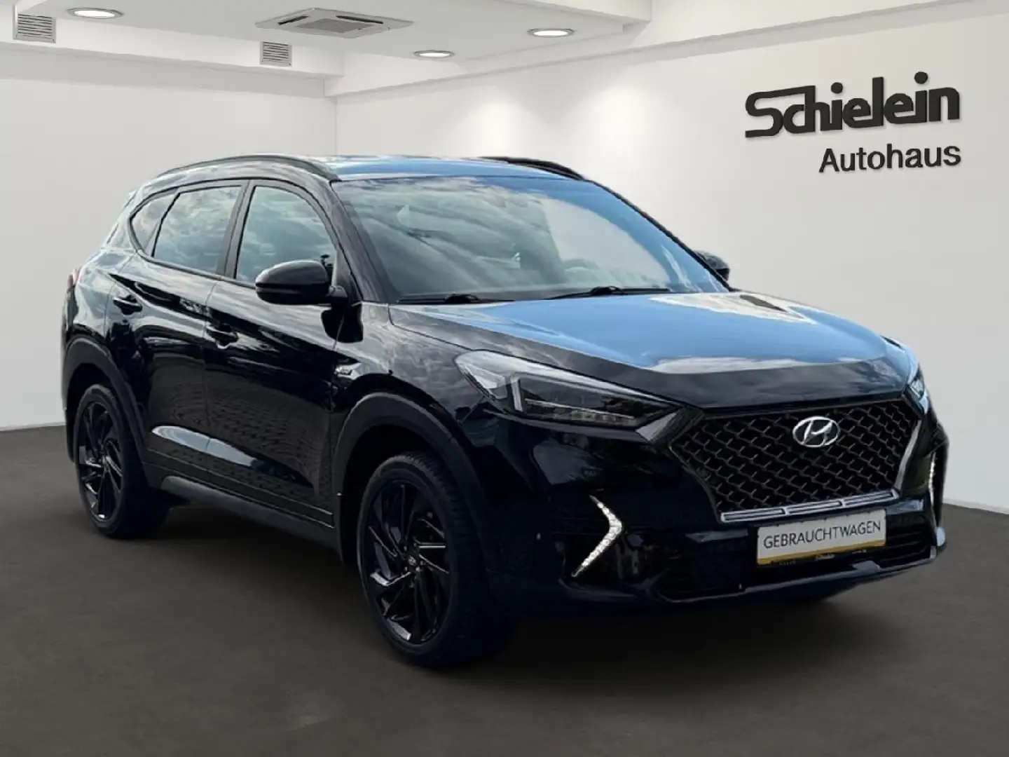 Hyundai TUCSON 1.6 T-GDI 177PS N LINE *TOPZUSTAND* Schwarz - 2