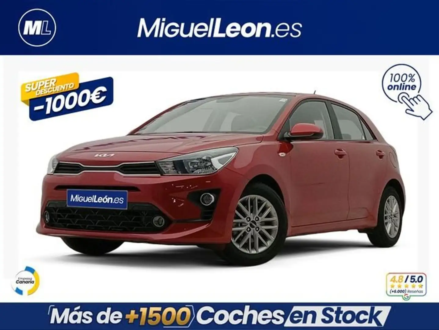 Kia Rio 1.2 DPi Concept 84 Rojo - 1