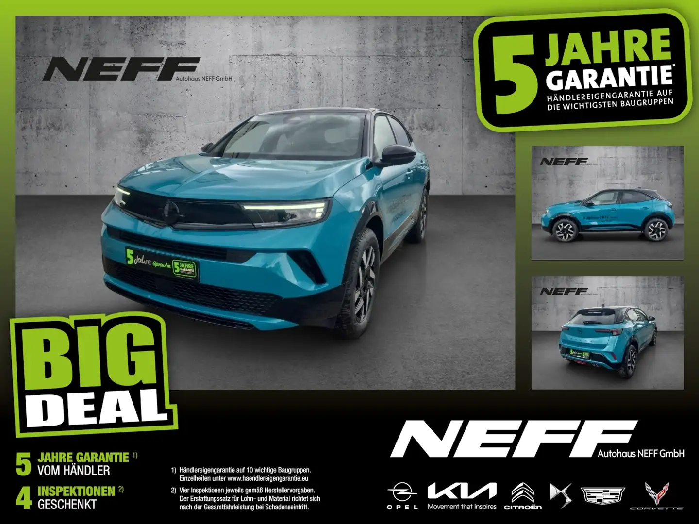 Opel Mokka 1.2 Turbo GS LED+SHZ+Winterp.+Kam.+KlimaA Verde - 1