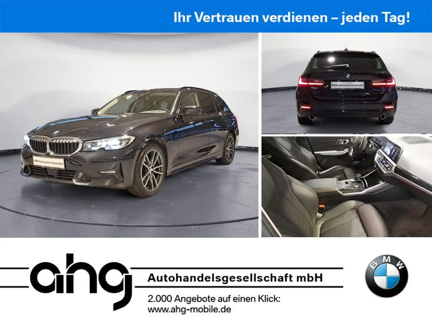 BMW 320 d xDrive Touring Sport Line Business Paket Pr Schwarz - 1