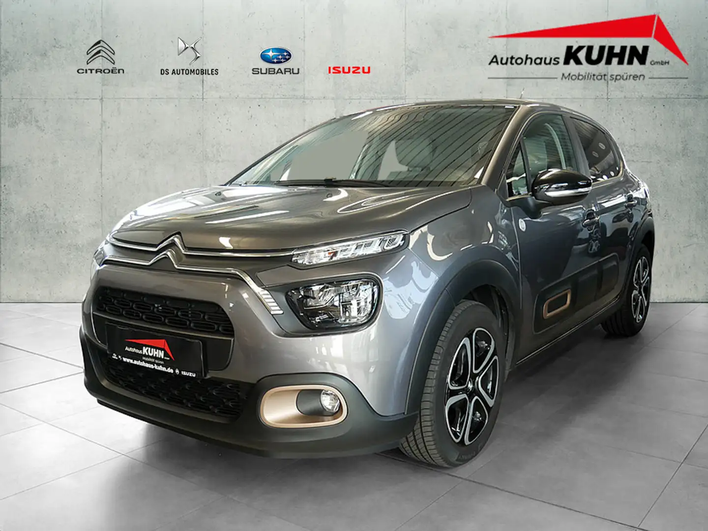 Citroen C3 PureTech 83 S&S C Series PDC SHZ NAVI LED Grijs - 1
