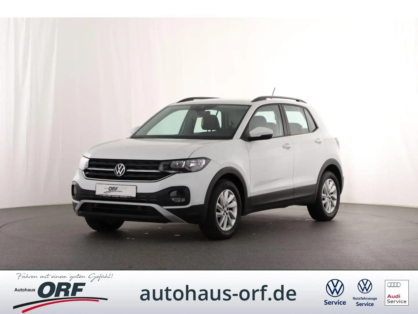 Volkswagen T-Cross 1.0 TSI Life ALU DAB PDC SITZHZG KLIMA Weiß - 2