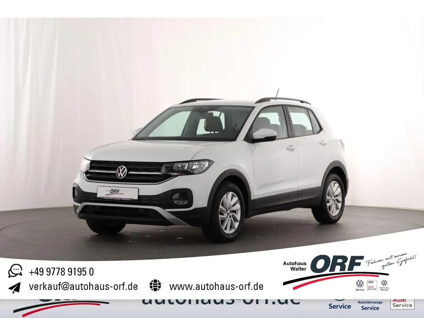 Volkswagen T-Cross 1.0 TSI Life ALU DAB PDC SITZHZG KLIMA Weiß - 1
