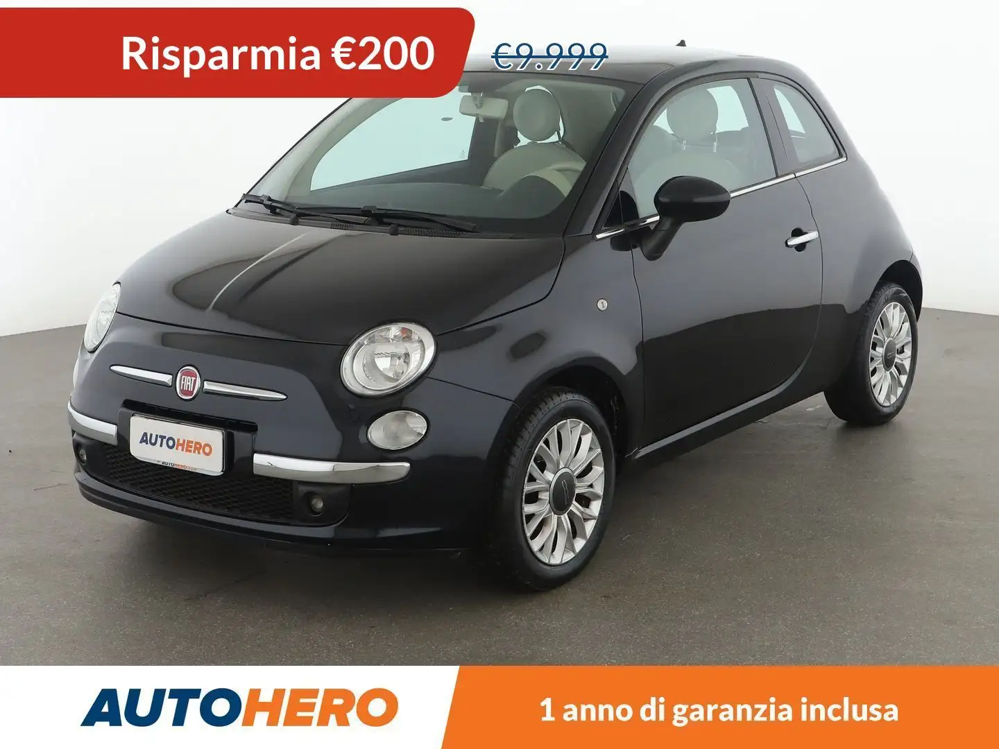 Fiat 500 1.2 Lounge Nero - 1