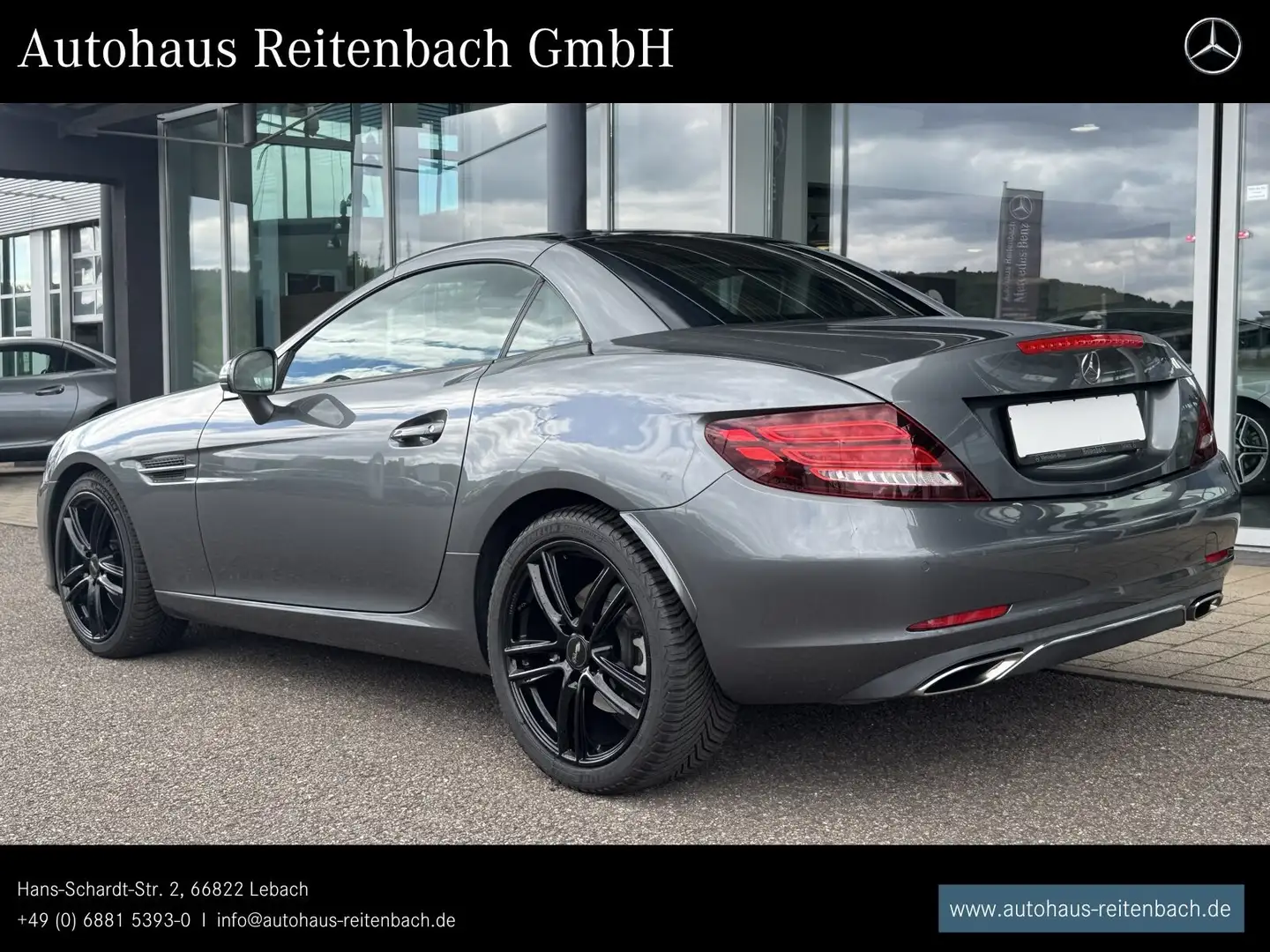 Mercedes-Benz SLC 200 SLC200 PANO+9G-AUTO+LEDER AIRSCARF+SITZHZG+TOTWI Grau - 2