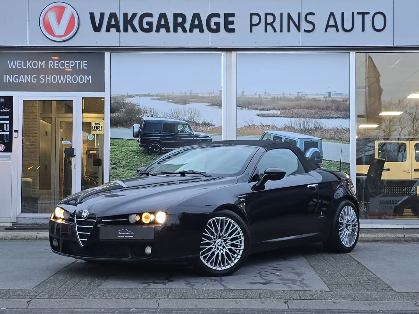 Alfa Romeo Spider 2.2 JTS Exclusive |CLIMA|CRUISE|STOELVERW.|NAVI| 3 Noir - 1