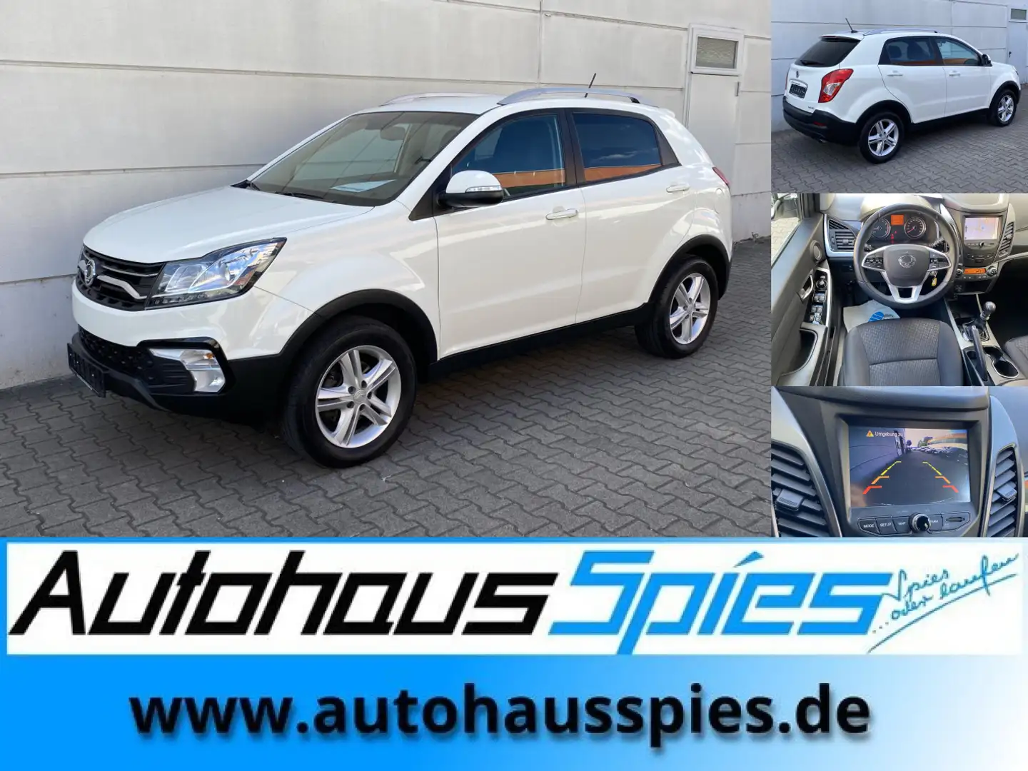 SsangYong Korando 2,0 E-XGI Quartz 2WD MT  RKam Navi Tmat Shz Weiß - 1