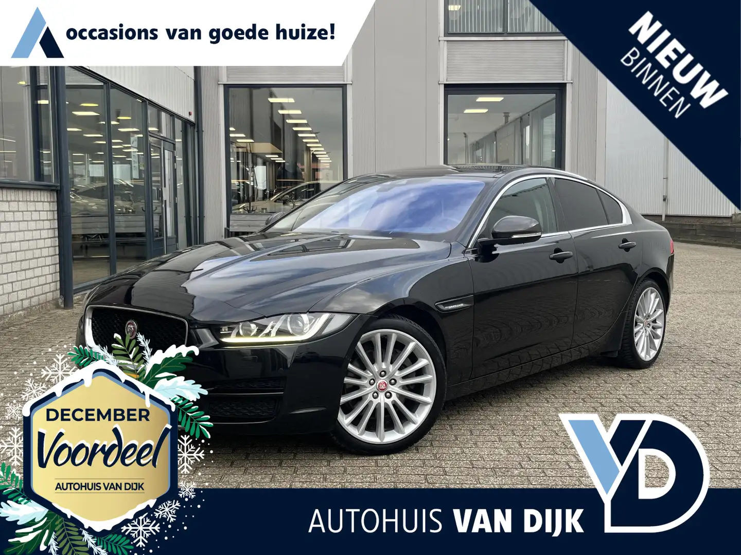 Jaguar XE 2.0 Portfolio | Navi/Camera/Leder/Head-Up/Pano-Dak Zwart - 1