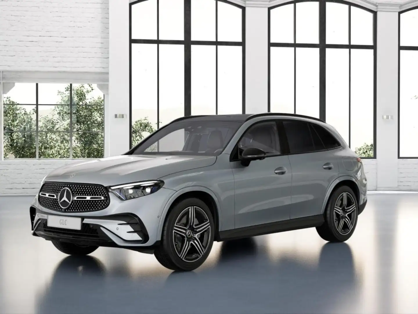 Mercedes-Benz GLC 300 de 4M AMG Night Panorama Distronic 360° Silber - 1