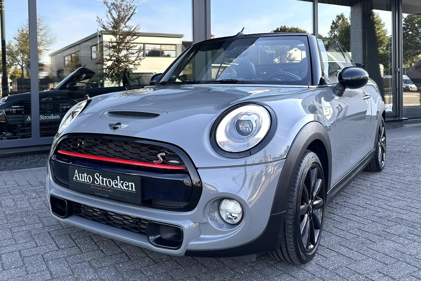 MINI John Cooper Works Cabrio S JCW Leer Navi Harman/Cardon Unieke auto !! Gris - 2