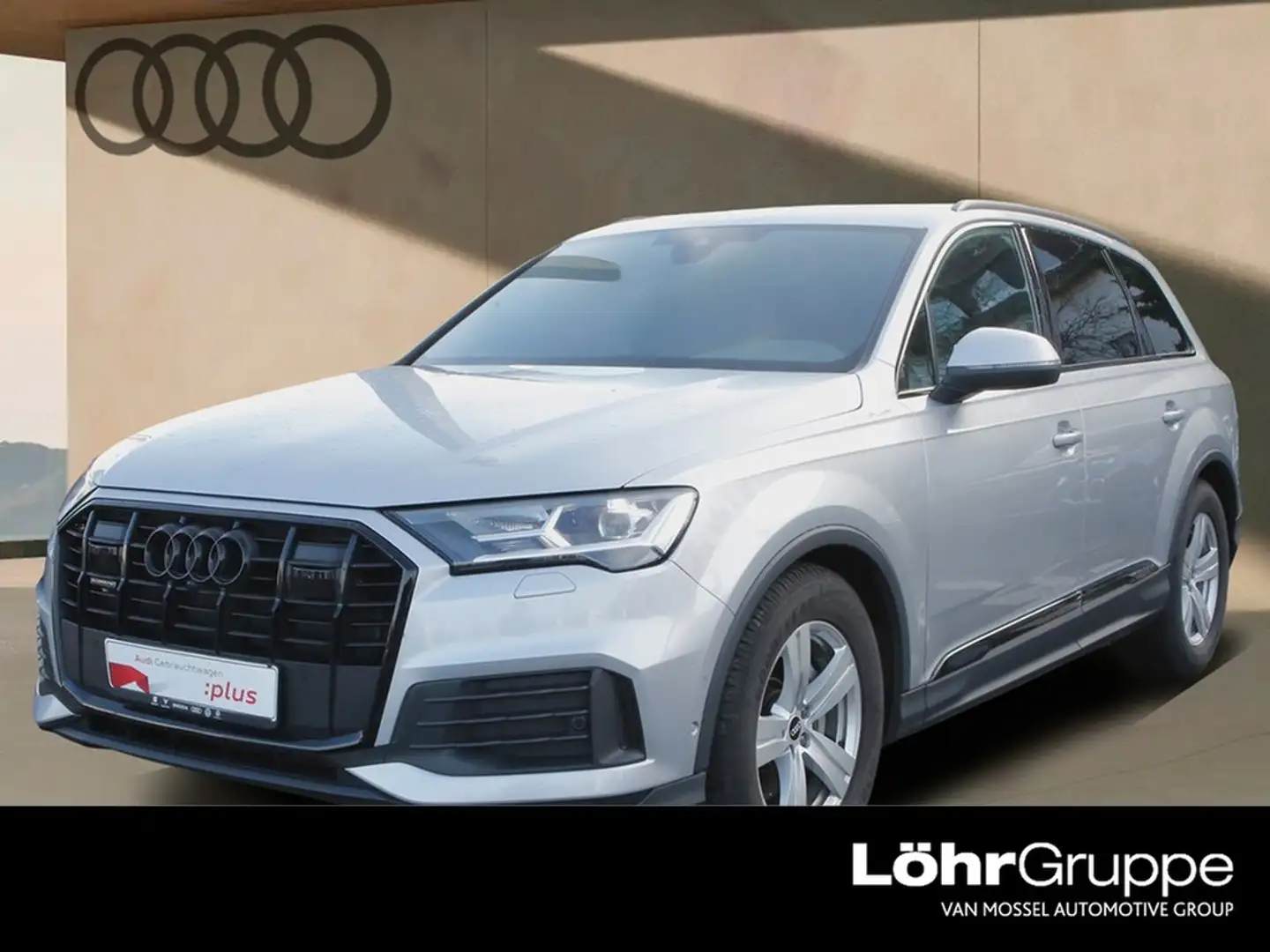 Audi Q7 45 TDI quattro S line Sport Plus AHK Navi+VC AC... Silber - 1