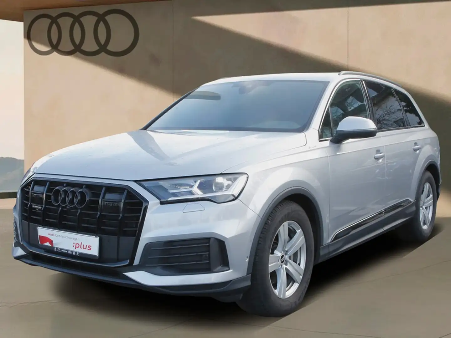 Audi Q7 45 TDI quattro S line Sport Plus AHK Navi+VC AC... Silber - 2