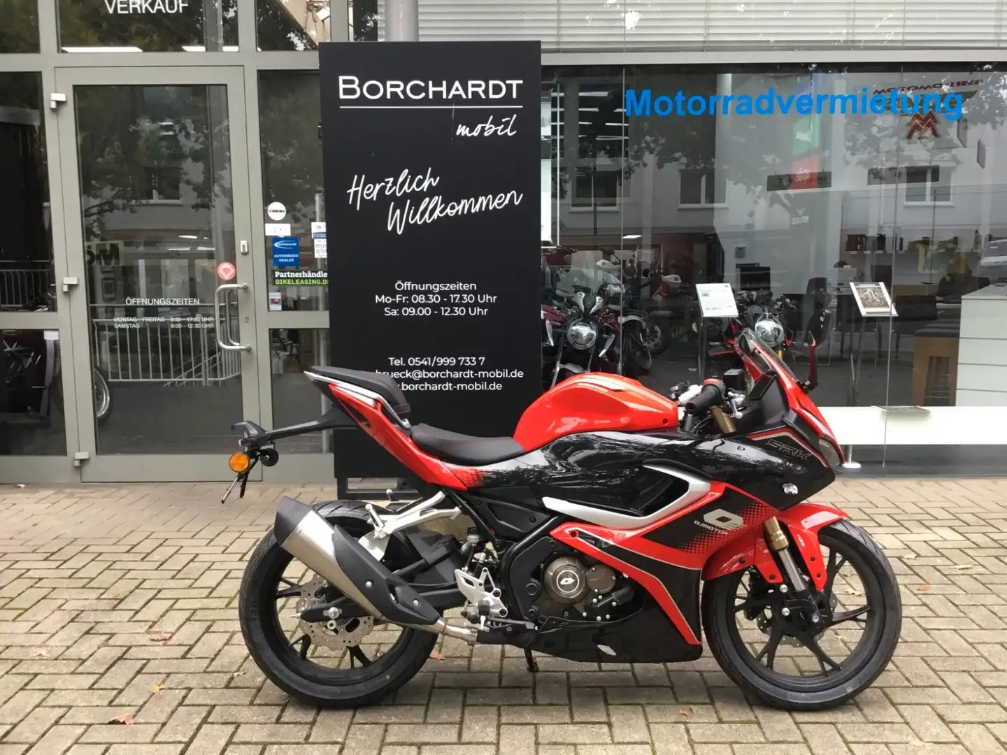 QJ Motor SRK 125 R Supersport,3 Jahre Garantie Rouge - 1