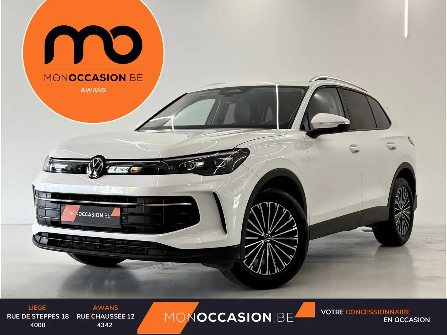 Volkswagen Tiguan 1.5 TSI DSG FULL Carplay Caméra360 Cuir ventile Blanco - 1