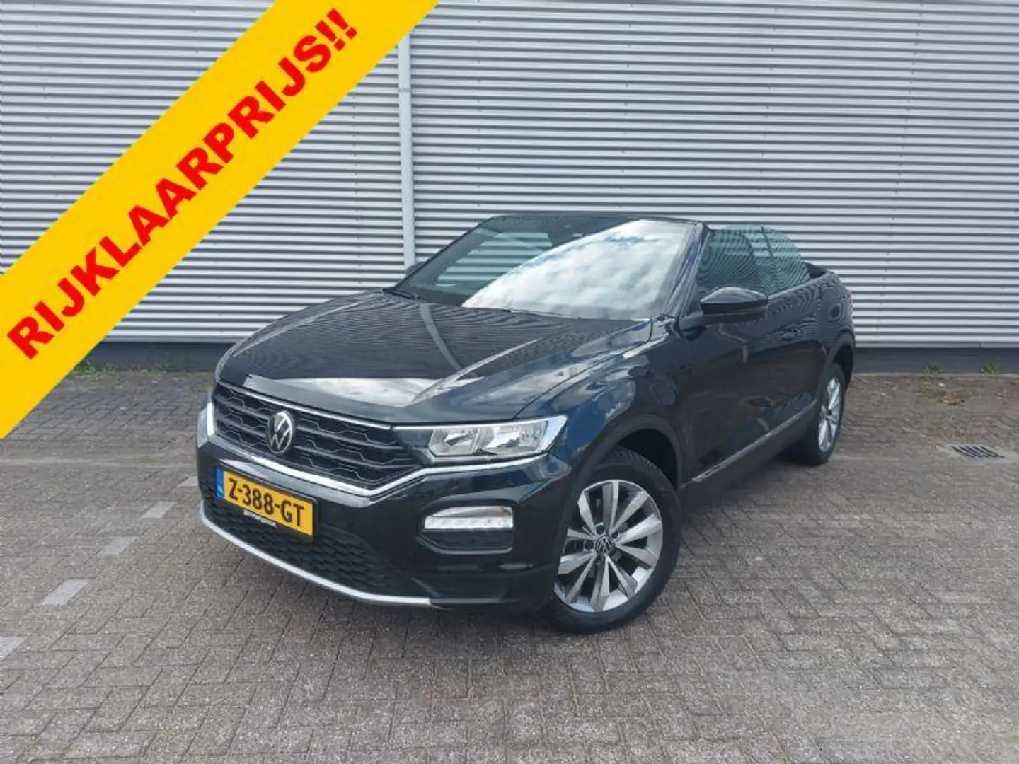Volkswagen T-Roc Cabrio 1.0 TSI Style Carplay/Audio/Navigatie, park Zwart - 1